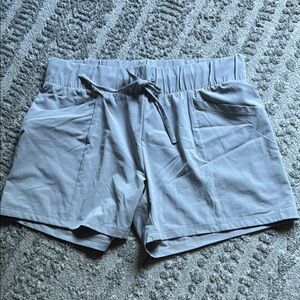 All in Motion Gray Athletic Shorts with Elastic Waistband